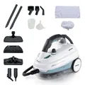 4146 XVapor Deluxe, Mobiler Dampfreiniger mit 1,6 L Tank, 1 Stunde Akkulaufze...