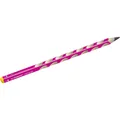 STABILO Ergonomischer Dreikant-Bleistift für Linkshänder - EASYgraph in pink - Einzelstift - Härtegr (3.15 mm, 2B, 1 x) (321/01-2B-6)
