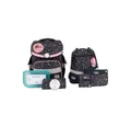 SCHOOL-MOOD® Schulranzen Timeless Air+ Ella Pony, 7-teiliges Set, Blau / Rosa, leichter Ranzen, für Grundschule