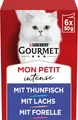 PURINA Gourmet Mon Petit Intense Katzenfutter nass Variationen 8x 6 Beutel à 50g
