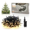 Nordstern LED Lichterkette Warmweiß 480 LEDs - Weihnachts Beleuchtung für Innen & Außen mit Stecker 36 m - Deko Weihnachtsbaumbeleuchtung Wetterfest IP44