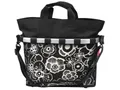 REISENTHEL Gepäckträgertasche Oval M Befestigung: KlickFix | fleur schwarz | Für