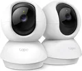 Tapo TP-Link C210P2 WLAN IP Kamera Überwachungskamera bis 256 GB Speicher, 2 STK
