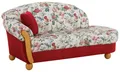 Home affaire Ottomane Milano, bequemes solitär Sofa im Landhaus-Stil, B/T/H 181/79/83cm