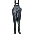 Portwest FW74 Sicherheits Brust-Watstiefel S5 Black Gr. 42 - Schwarz - 42