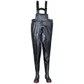 Portwest Sicherheits Brust-Watstiefel S5, Größe: 42, Farbe: Schwarz, FW74BKR42