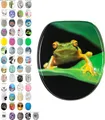 SANILO® WC-Sitz Frosch-Grün, Toilettendeckel direkt vom Hersteller, Klodeckel, Klobrille, WC Deckel, Toilettensitz, Toilettenbrille, WC Brille