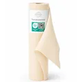 Sensalux Vlies Tischdeckenrolle Creme 1,19 x 25 m, Tischdecke Rolle 80 g/m², abwaschbar, wasserabweisend & wiederverwendbar, Meterware mit Recycling-Anteil für Party & Catering