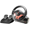 Relaxdays Subsonic - Superdrive SV250 mit Pedalen und Schaltwippen am Lenkrad. 180°-Drehung und Vibration. Rennlenkrad, kompatibel mit Switch 2 & Switch - Rot