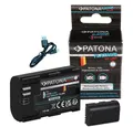 Patona Platinum Akku mit USB-C Eingang für Canon LP-E6 Kamera-Akku Ersatzakku Kameraakku 2250 mAh (7,2 V, 1 St), Canon LP-E6 LPE6 EOS 60D 70D 5D 6D 7D Mark III