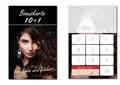 500 Stück hochwertige Bonuskarten Frisör  mit 10 Stempelfelder Friseur (BOK-410)