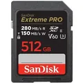 SANDISK Extreme PRO SDXC 512GB 150MB/s V60 UHS-II Class10