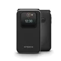 Emporia JOY 4G/LTE Black - Modell 2025 Handy (Seniorenhandy, Klapp) #1907011