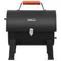 Royal Gourmet Holzkohlegrill Tragbarer Campinggrill Kohle Tischgrill Klappgrill für Garten Picknick, mit Schnappverschluss und Holzgriff