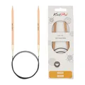 KnitPro Basix Birch Rundstricknadel, 80 cm Länge x 5.00 mm Stärken, Braun