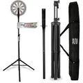 Pronomic DA-45S BK Dartboard Ständer Schwarz Set inkl. Transporttasche