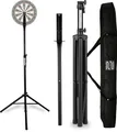 Dartboard Dart Dartscheibe mobil Tasche Stativ Ständer schwarz Set Dartständer