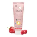 Niyok Bio Zahncreme für Kinder (75ml) • Natürliche Kinder Zahnpasta ohne Fluorid • Schützt Zähne & Zahnfleisch • Vegane Kinderzahncreme • Mit fruchtigem Erdbeere & Himbeere Geschmack
