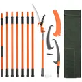 Teleskop Astsäge Teleskopsäge Astschere Seilzug Gartensäge  2,24–8,24m