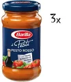 3x Barilla Pesto Rosso mit tomaten basilikum balsamico Modena essig IGP 200g