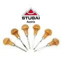 Stubai 6-Teiliges Palmholz Schnitzmeißel Werkzeug-Set, 580006