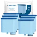Wasserfilter für Saeco Philips Kaffeevollautomat AquaClean Wessper AquaClear 6x