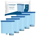 Wasserfilter für Saeco Philips Kaffeevollautomat AquaClean Wessper AquaClear 5x
