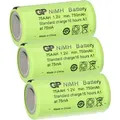 3 x GP GP75AAH Akku 2/3AA Mignon NiMH Akku 1,2V 750mAh