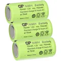3x GP GP75AAH NiMH Akku 2/3AA 1,2V 750mAh Industriezelle wiederaufladbar