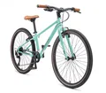 Bikestar Cityrad Leichtgewicht 10 kg 26 Zoll Aluminium ab 10 Jahre, 9 Gang Shimano RD-M2005 Schaltwerk, Kettenschaltung, Reflektierende Reifen, leichtes Treten, ergonomischer Rahmen
