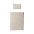 Ehrenkind® Bettwäsche-Set Renforcé | 100% Bio-Baumwolle | Standard 100 by Oeko-TEX | 100x135cm + 40x60cm Beige | Bettwäsche 135x100