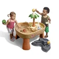 Step2 Dino Dig Sand & Wassertisch mit Dinosaurier & Jungle | Wasserspieltisch für Kinder mit 7-teiligem Zubehör Set | Wasserspielzeug/Sandtisch für den Garten