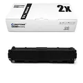 2X Eurotone kompatibler Toner für HP Color Laserjet CP 1210 1213 1214 1215 1216 1217 1513 1514 1515 1516 1517 1518 1519 wie CB540A 125A Black