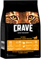 Crave Adult Trockenfutter mit Truthahn & Huhn, 7kg (1 Beutel) – Premium Katzenfutter trocken mit hohem Proteingehalt und ohne Getreide – Hergestellt mit 100 Prozent natürlichem Huhn