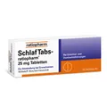 SchlafTabs-ratiopharm® 25 mg Schlaftabletten: Rezeptfreie und effektive Hilfe bei akuten Schlafstörungen