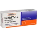 SCHLAF TABS-ratiopharm 25 mg Tabletten 20 St. PZN 07707524