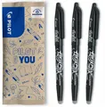 FriXion Ball 0.7 Tintenroller Set 3er Schwarz - Radierbar 0.4mm Schreibgeräte