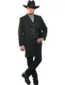 STARS & STRIPES Herren Sakko Gehrock Cowboyweste Herrenweste Westernweste Cowboy Country Western Westernstyle »Wyatt« Gr.S