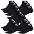 adidas Ankle/Quarter Socken Unisex Kurzsocke Knöchelsocke 15 Paar, Farbe:Black, Socken & Strümpfe:37-39