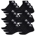 adidas Ankle/Quarter Socken Unisex Kurzsocke Knöchelsocke 18 Paar, Farbe:Black, Socken & Strümpfe:37-39
