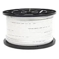 Premium X 200m Mini Koaxial Sat Kabel 4mm extra dünn Weiß Koax Antennenkabel 2-fach geschirmt platzsparend & flexibel einsetzbar für Sat | Kabel | DVB-T - Ultra HD 4K 3D