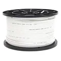 PremiumX 200m Mini Koaxial Sat Kabel 4mm Weiß Antennenkabel 2-fach geschirmt