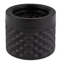 Glas Windaschenbecher Windascher Aschenbecher Ø 9,5 cm schwarz Gastlando