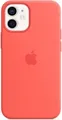 Apple Silikon Case mit MagSafe für iPhone 12 mini zitruspink