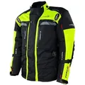 roleff Motorradjacke RO1123 Endurojacke - Robuste Offroad-Jacke mit Protektoren & Belüftung auch in großen Größen, in verschiedenen Farben erhältlich gelb|schwarz 5XL