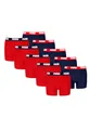 PUMA Boxershorts Jungen Kinder Unterhose Unterwäsche 10 er Pack, Farbe:Red/Blue, Bekleidung:140