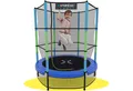 Kinetic Sports Gartentrampolin JUMPER 140, Ø 140 cm, Gummiseil Fun Jumper mit Sicherheitsnetz, Schutzpolster