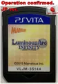 PS VITA Cartridge Sony Luminous Arc Infinity Japanese Games J