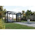 SunElements Gewächshaus "SunGarden Infinity 3.2", BxHxT: 338 x 229 x 233 cm, anthrazit-metallic - grau
