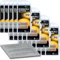 120x Duracell Activair 312 braun Hörgerätebatterie (20x 6er Bl.) Reinigungstuch